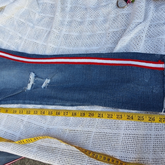 BlankNYC cool striped Rivingtin jeans 26 - Picture 12 of 12